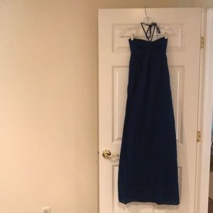 Hard Tail long dress blue. Size small